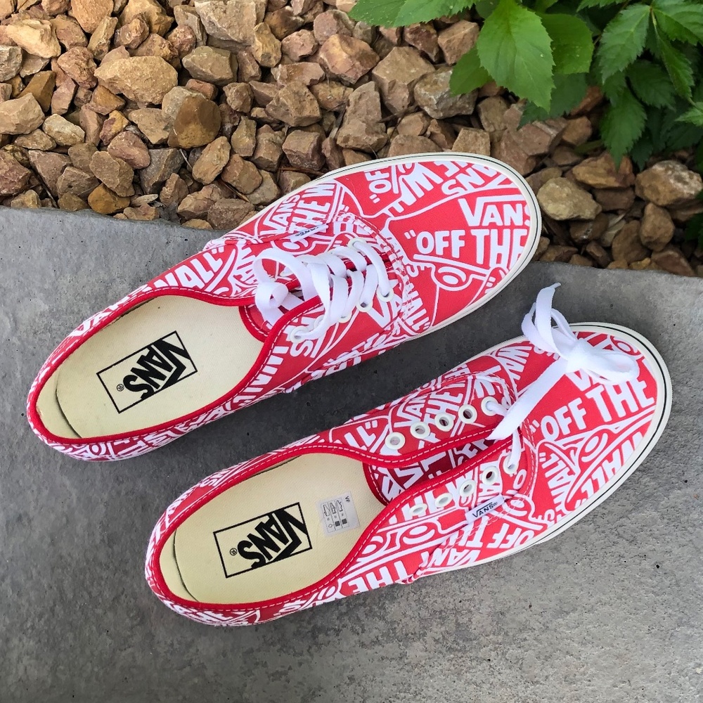VANS - Off The Wall Printed Authentic Shoes - NWOT